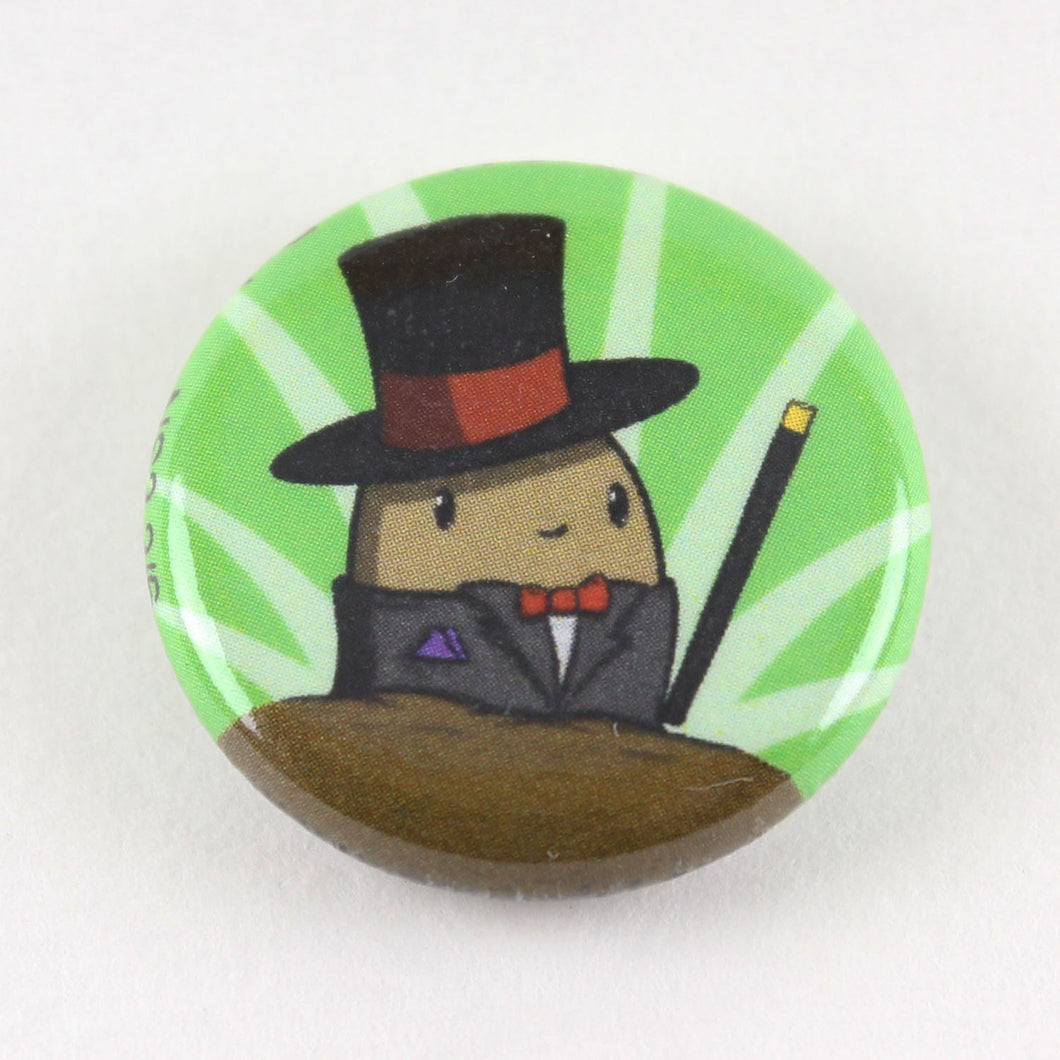 Dapper Potato magnet button